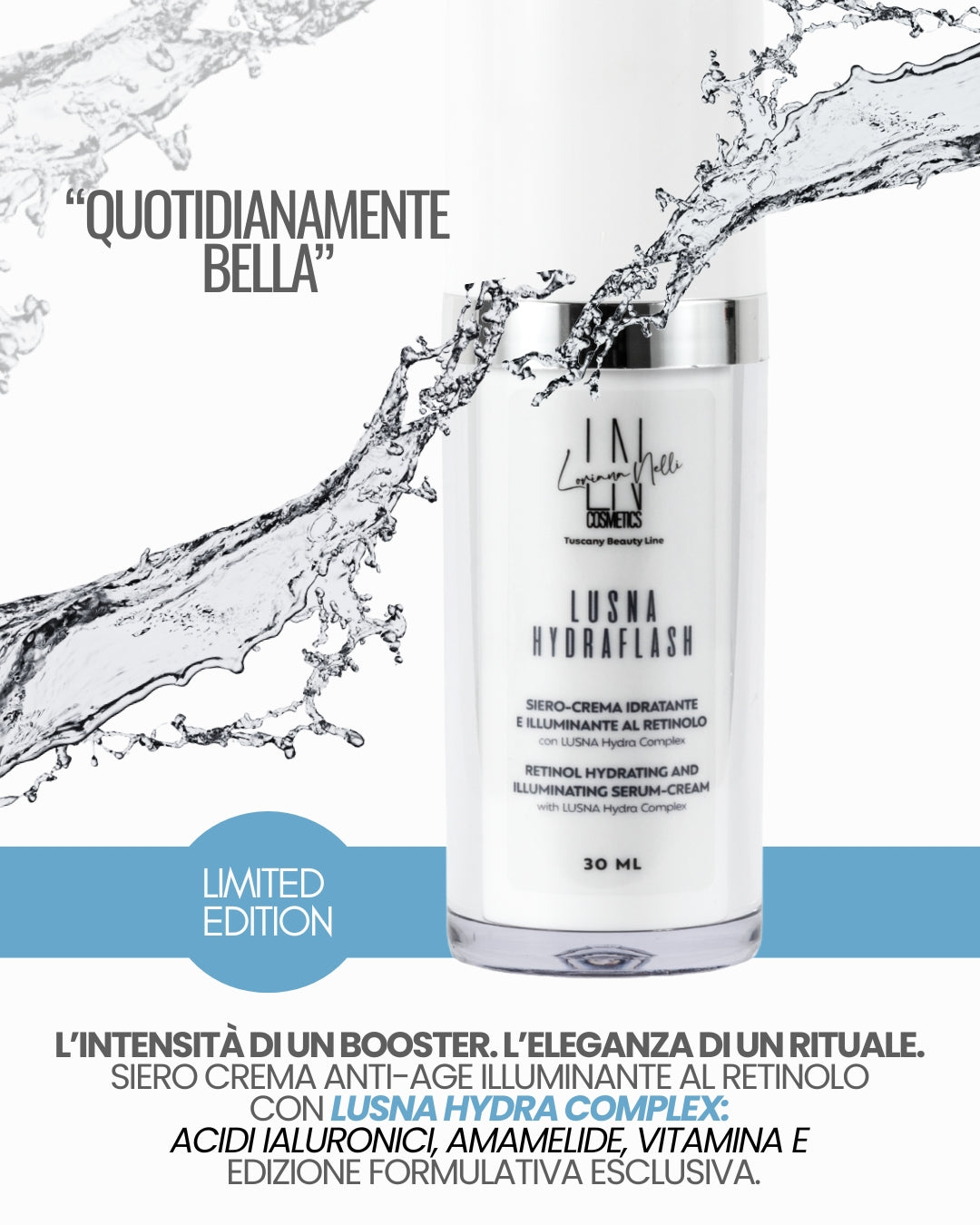 Siero Crema Idratante e Illuminante al Retinolo