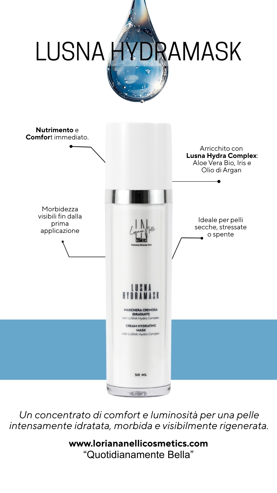 Maschera Cremosa Idratante e Nutriente