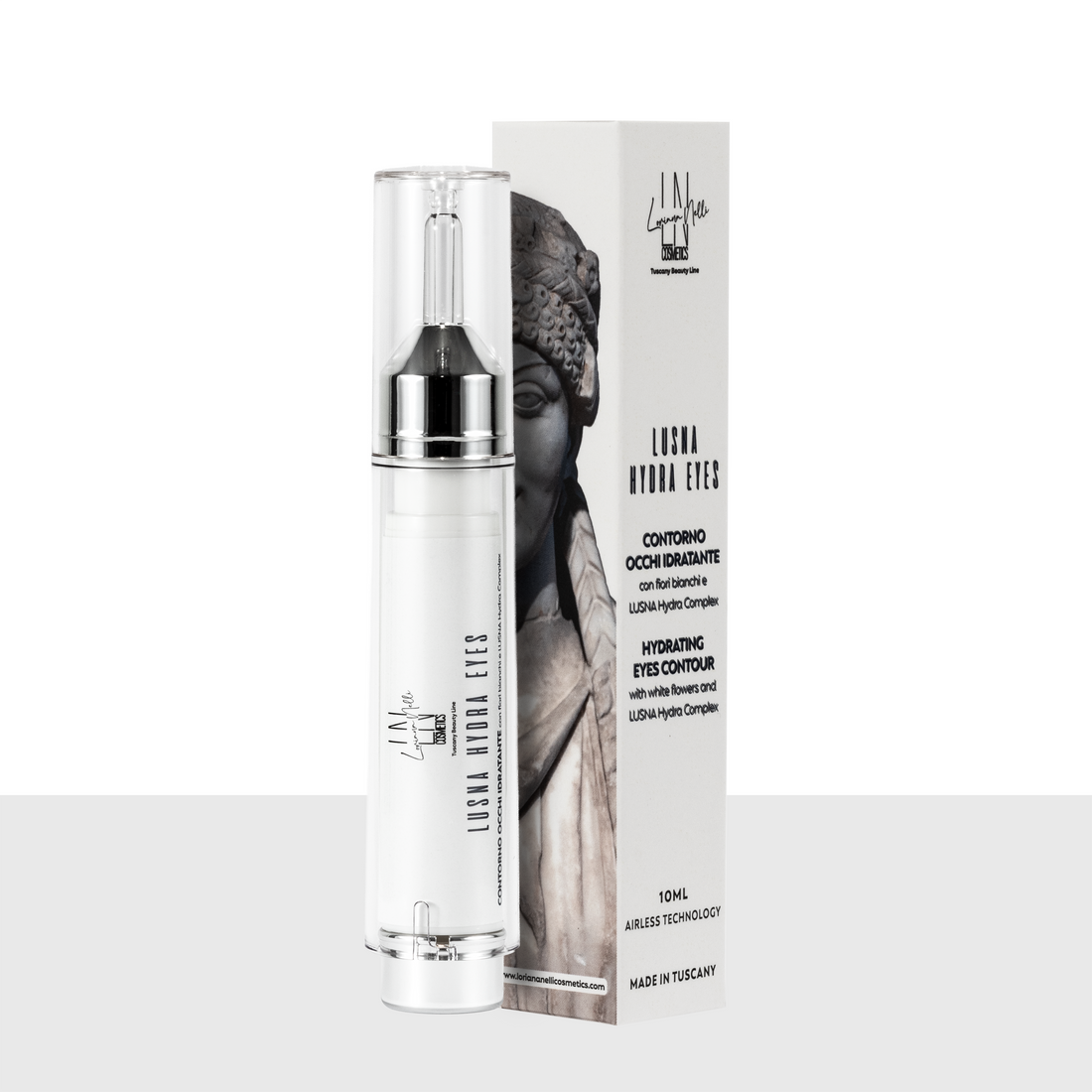 LUSNA HYDRA EYE - Contorno Occhi Idratante e Nutriente ai Fiori Bianchi