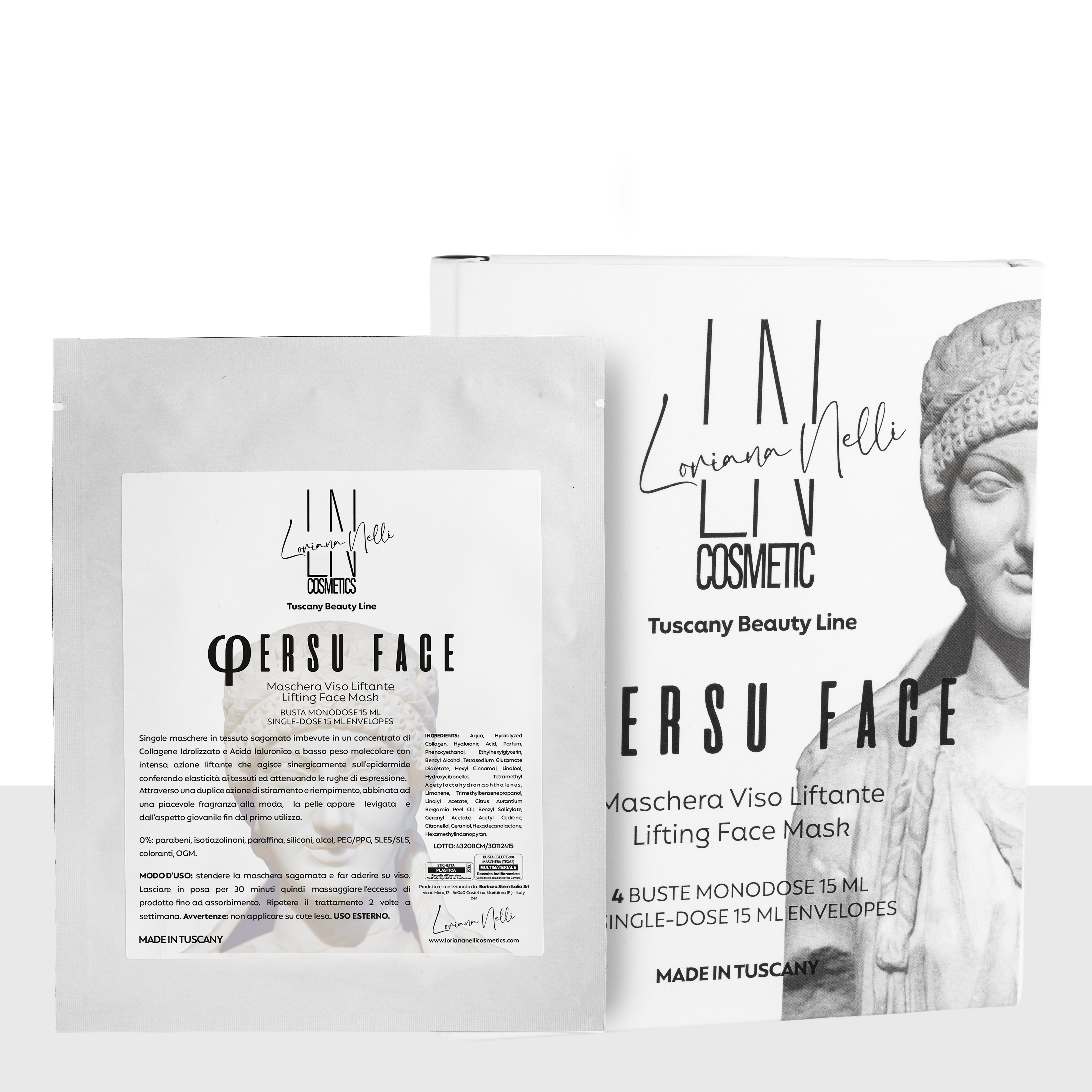 PERSU FACE - Maschera Viso Liftante in Tessuto